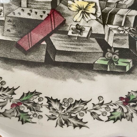 Johnson Bros Vintage Christmas Tree Platters x 2 - Picture 5 of 14